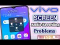 Cara Memperbaiki Masalah Perekaman Layar HP Vivo Tidak Berfungsi || Masalah perekaman layar audio ViVO