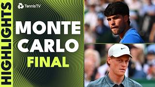 Carlos Alcaraz vs Jannik Sinner FIRST Final of 2026 🔥 | Monte-Carlo 2026 Final Highlights