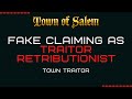 I Faked VIGI as TRAITOR RETRI and IT WORKED ? - Town of Salem - Town Traitor Retributionist