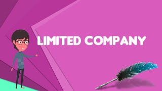 What is Limited company? Explain Limited company, Define Limited company, Meaning of Limited company