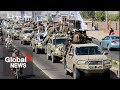 Taliban parade through Kabul streets, marking 3 years since US withdrawal from Afghanistan