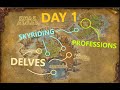 The War Within Day 1 | Skyriding, Professions, Delves & More!