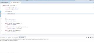 Java Basics Setters and Getters