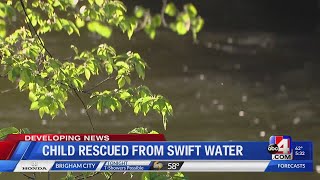 Bystander rescues young boy from creek in Murray