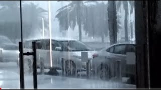 ONE OF THE STRONGEST RAIN IN ABU DHABI APRIL 16, 2024