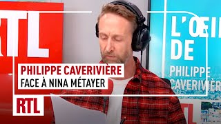 Philippe Caverivière face à Nina Métayer