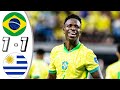 Brazil vs Uruguay 1-1 Resumen y Goles 2024