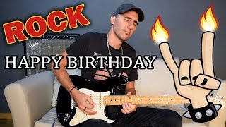 Feliz Cumpleaños Versión ROCK en Guitarra