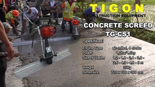 CONCRETE SCREED || PERATA BETON || TIGON TG-CS 1