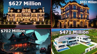 Top 10 Most Expensive Luxury Homes in the World | Stunning Mansions \u0026 Estates