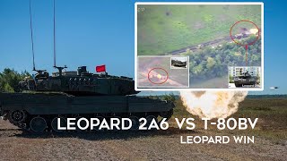 Leopard 2A6 Vs T-80BV - First Encounter In 80 Years, Advantage For German Tanks