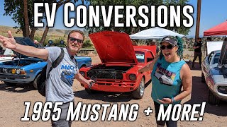 1965 Electric Mustang and other EV Conversions! (Classic Electric Car Show)