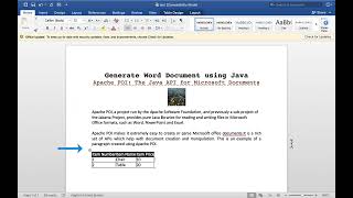 Reading Microsoft Word Documents Using Java