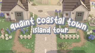 Aesthetic coastal New England island tour // Animal Crossing New Horizons