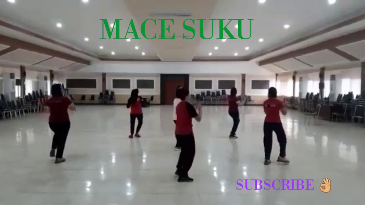 Line Dance Goyang Mace Suku Senam Gembira Polwan Polda Sulut