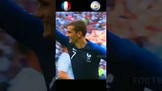 France vs argentina Mbappe vs Messi Fifa World Cup 2018 #short