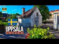 Summer Walk In The City Central |Uppsala Sweden|