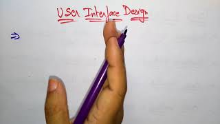 User Interface Design | Software Engineering | SE | Lec-57 | Bhanu Priya