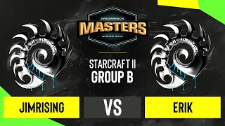 SC2 - JimRising vs. Erik - DH Masters: Winter 2020 - Group B - LA