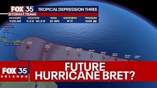 Tropical Depression 3 expected to strengthen into Hurricane Bret, NHC says