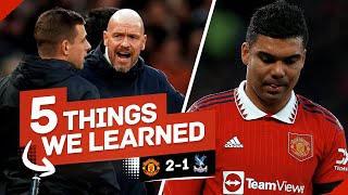 Casemiro Red Card Controversy: Ten Hag Challenges Refs! 5 Things We Learned... Man United 2-1 Palace