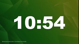 10 minutes 54 seconds [654 secs] clock timer countdown || Alarm Focus