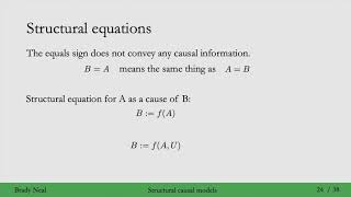 4.7 - Structural Causal Models SCMs