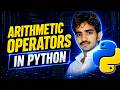 Arithmetic operators in python using jupyter notebook | python tutorial for beginners