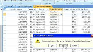 Microsoft Access Tutorial : How to Update Data in a Microsoft Access Query