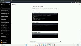 python print format fixed width