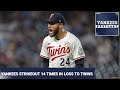 YANKEES POSTCAST: Yankees bats INVISIBLE in loss to Twins