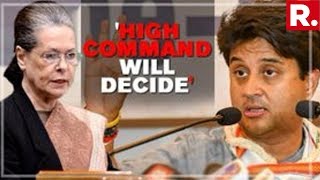 Jyotiraditya Scindia Breaks Silence On MPCC Ultimatum, Cites Cong 'HC'