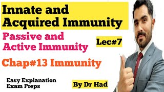 Innate and Acquired immunity, Passive and Active Immunty, Natural and Artificial Immunity