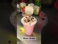 best rose shake in delhi summer coolers rose milkshake summer drinks