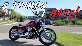 5 Things I HATE About My Yamaha V Star XVS 650