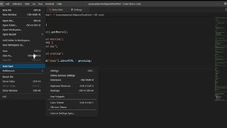 How to increase or decrease the font size of a Visual Studio Code (vscode editor).