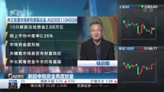 【一财资讯】新股申购资金再度放量