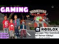 MIZO NAUPANG ROBLOX GAMING 3 @ Edison-a,Nicholas-a,Eli-i (Escape The Carnival Of Terror Obby!)