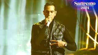 Sanremo 2024 - Mahmood canta 'Tuta gold'
