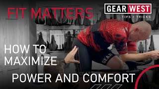 Fit Matters for Maximizing Power and Comfort #bikefit #bikefitting #perfectride