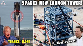 SpaceX is working on NEW launch tower in Florida to solve NASA's worry...