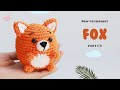 #151 | Amigurumi Fox Crochet Pattern (1/3) | How To Crochet Amigurumi Animals | @AmivuiStudio