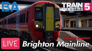 Train Sim World 5 LIVE - Brighton Mainline (01/10/24)