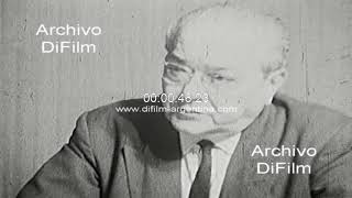 Ricardo Balbin desmiente rumores de un posible Golpe de Estado 1966