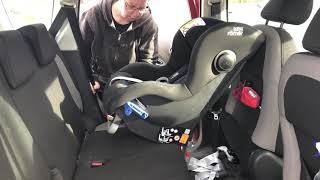 How to install Britax Max-way with increased legroom.