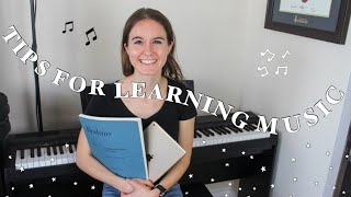 TIPS FOR LEARNING MUSIC | ideas and steps you can do to help learn a new piece of music