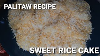 EASY PALITAW RECIPE | FLATTENED SWEET RICE CAKE | FILIPINO DELICACIES