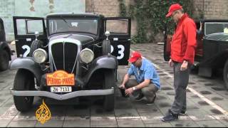 Vintage cars ready for Peking to Paris rally