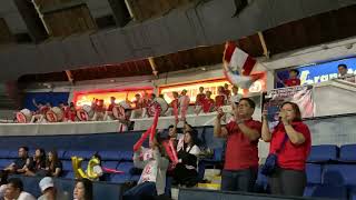 San Beda Alabang pep band 49th WNCAA Cheerleading Competition