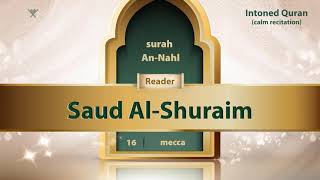 surah An-Nahl {{16}} Reader Saud Al-Shuraim